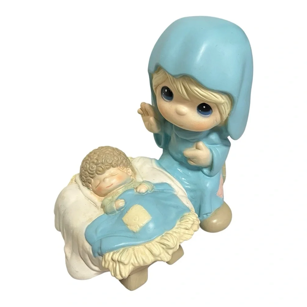 Nativity Precious Moments VTG 1999 Mary and Baby Jesus Large Figurine